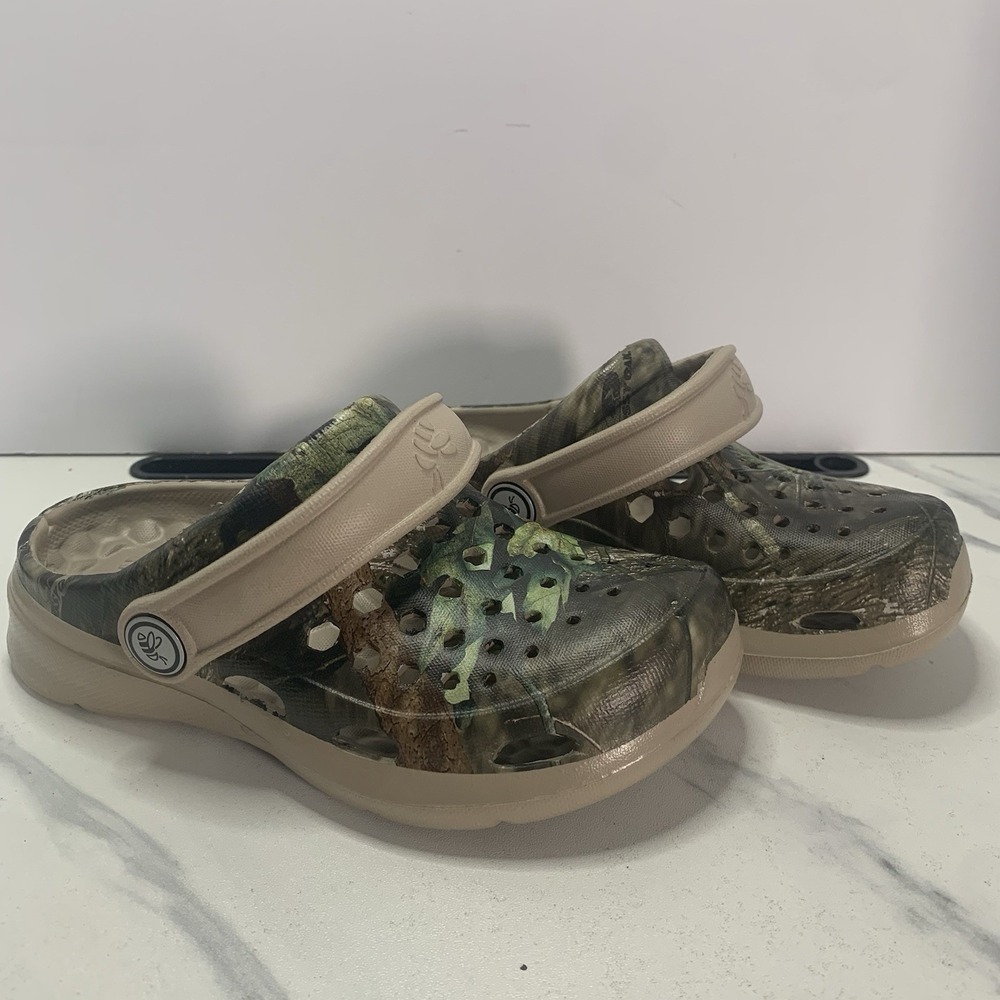 joybees Active Clog Mossy Oak(Camo) Unisex Boy/girl 10/11
